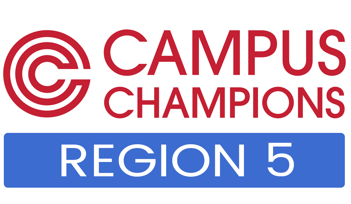 The words Campus Champions Region 5